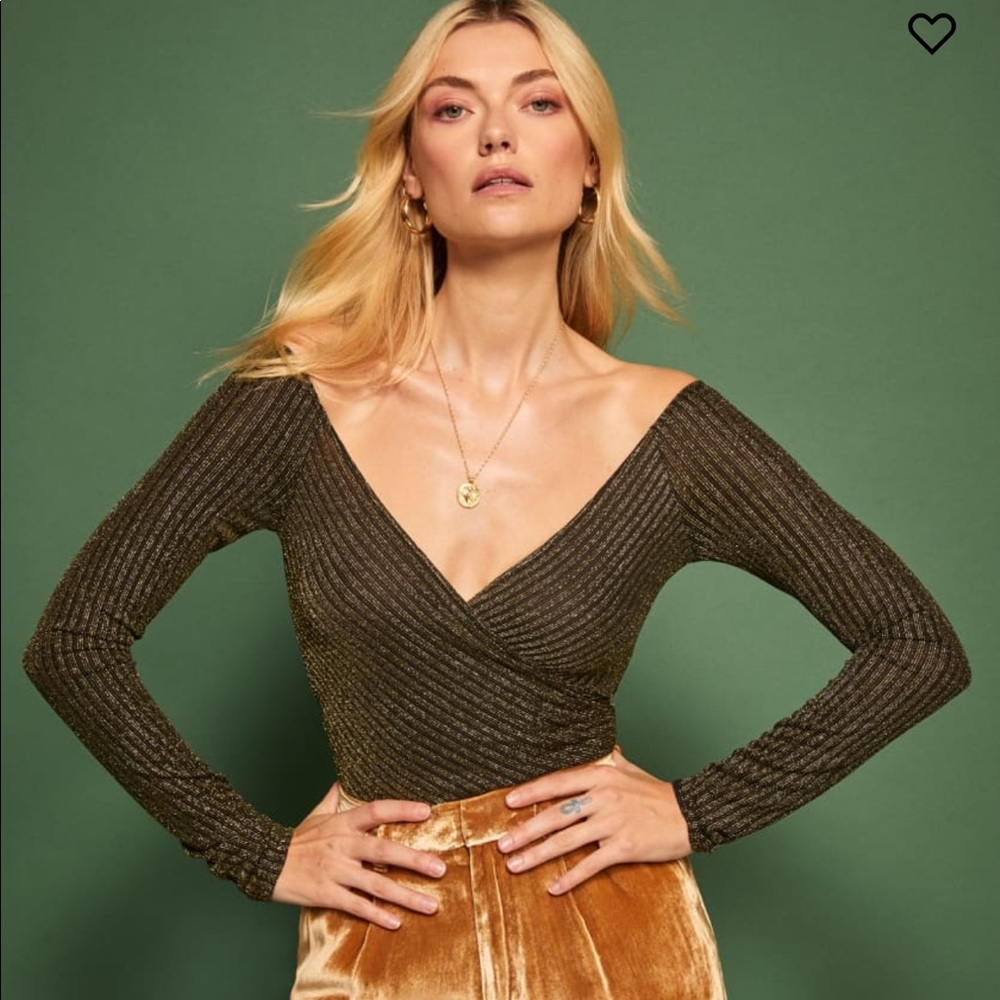 Reformation Manhattan Top Sz. S